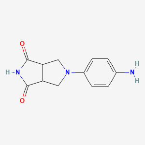 5-(4-aminophenyl)tetrahydropyrrolo[3,4-c]pyrrole-1,3(2H,3aH)-dione