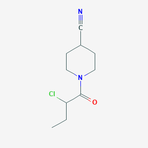 1-(2-Chlorobutanoyl)piperidine-4-carbonitrile