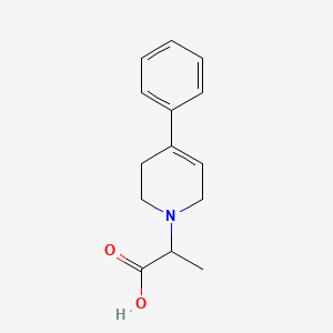 2-(4-phenyl-3,6-dihydropyridin-1(2H)-yl)propanoic acid