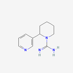 2-(Pyridin-3-yl)piperidine-1-carboximidamide