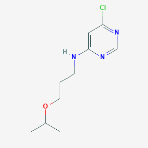 molecular formula C10H16ClN3O B1479074 6-chloro-N-(3-isopropoxypropyl)pyrimidin-4-amine CAS No. 1861149-96-3