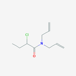 molecular formula C10H16ClNO B1479079 N,N-diallyl-2-chlorobutanamide CAS No. 2098104-69-7