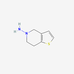 molecular formula C7H10N2S B1479083 6,7-二氢噻吩并[3,2-c]吡啶-5(4H)-胺 CAS No. 2098074-37-2