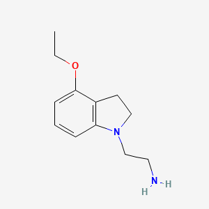 2-(4-Ethoxyindolin-1-yl)ethan-1-amine