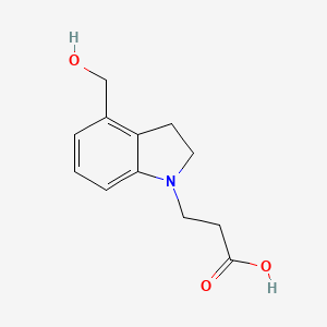 3-(4-(Hydroxymethyl)indolin-1-yl)propanoic acid