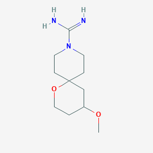 4-Methoxy-1-oxa-9-azaspiro[5.5]undecane-9-carboximidamide