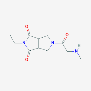 2-ethyl-5-(methylglycyl)tetrahydropyrrolo[3,4-c]pyrrole-1,3(2H,3aH)-dione