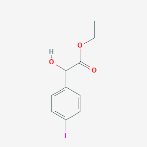 molecular formula C10H11IO3 B14791010 Ethyl 2-hydroxy-2-(4-iodophenyl)acetate 