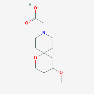 2-(4-Methoxy-1-oxa-9-azaspiro[5.5]undecan-9-yl)acetic acid
