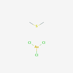 molecular formula C2H6AuCl3S B14791068 Dimethylsulfide gold chloride 