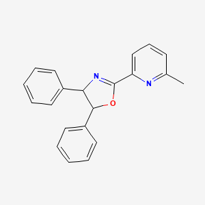 2-[(4S,5R)-4,5-dihydro-4,5-diphenyl-2-oxazolyl]-6-methyl-Pyridine