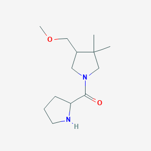 molecular formula C13H24N2O2 B1479111 4-(Methoxymethyl)-3,3-dimethyl-1-prolylpyrrolidine CAS No. 2097950-35-9