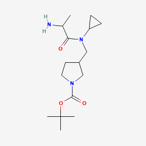 Tert-butyl 3-[[2-aminopropanoyl(cyclopropyl)amino]methyl]pyrrolidine-1-carboxylate