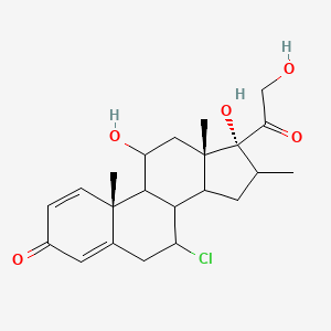 molecular formula C22H29ClO5 B14791200 7a-Chloro-16a-methyl Prednisolone 