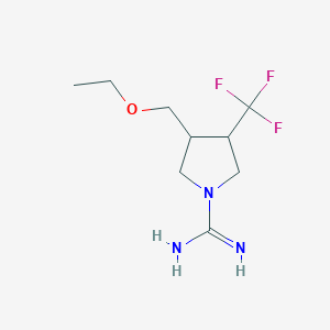 3-(Ethoxymethyl)-4-(trifluoromethyl)pyrrolidine-1-carboximidamide