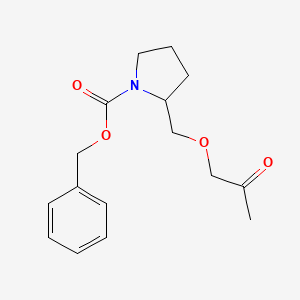 Benzyl 2-(2-oxopropoxymethyl)pyrrolidine-1-carboxylate