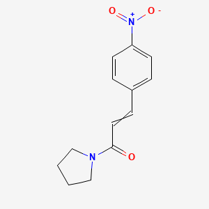 3-(4-Nitrophenyl)-1-pyrrolidin-1-ylprop-2-en-1-one