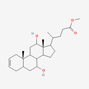 methyl 4-[(10S,13R)-7,12-dihydroxy-10,13-dimethyl-4,5,6,7,8,9,11,12,14,15,16,17-dodecahydro-1H-cyclopenta[a]phenanthren-17-yl]pentanoate