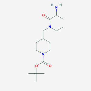 (S)-tert-Butyl 4-((2-amino-N-ethylpropanamido)methyl)piperidine-1-carboxylate