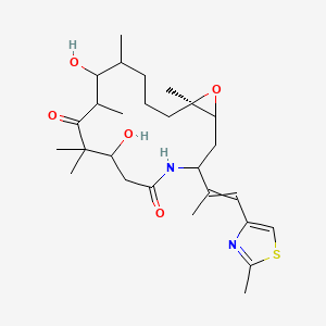 (16R)-7,11-dihydroxy-8,8,10,12,16-pentamethyl-3-[1-(2-methyl-1,3-thiazol-4-yl)prop-1-en-2-yl]-17-oxa-4-azabicyclo[14.1.0]heptadecane-5,9-dione