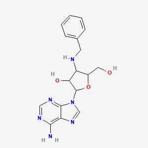 2-(6-Aminopurin-9-yl)-4-(benzylamino)-5-(hydroxymethyl)oxolan-3-ol