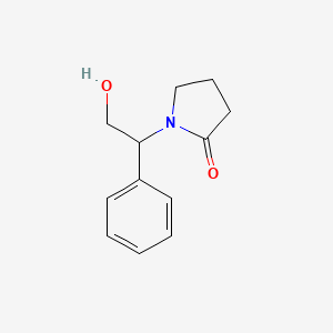 1-(2-Hydroxy-1-phenylethyl)pyrrolidin-2-one