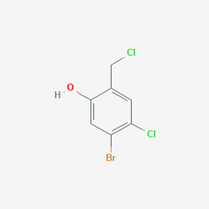 5-Bromo-4-chloro-2-(chloromethyl)phenol