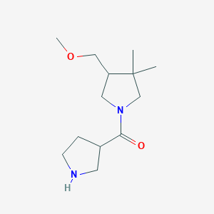 molecular formula C13H24N2O2 B1479136 (4-(Methoxymethyl)-3,3-dimethylpyrrolidin-1-yl)(pyrrolidin-3-yl)methanone CAS No. 2098037-25-1