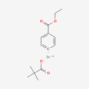 zinc;2,2-dimethylpropanoate;ethyl benzoate