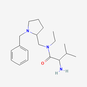 2-Amino-N-(((S)-1-benzylpyrrolidin-2-yl)methyl)-N-ethyl-3-methylbutanamide