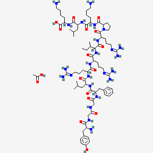 molecular formula C77H130N24O17 B14791395 Dynphin A (1-13) Acetate 