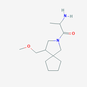 2-Amino-1-(4-(methoxymethyl)-2-azaspiro[4.4]nonan-2-yl)propan-1-one