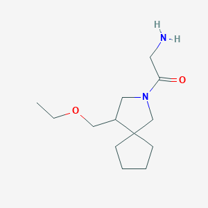 2-Amino-1-(4-(ethoxymethyl)-2-azaspiro[4.4]nonan-2-yl)ethan-1-one