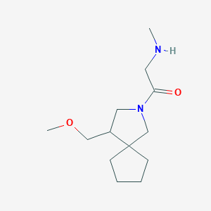 molecular formula C13H24N2O2 B1479155 1-(4-(Methoxymethyl)-2-azaspiro[4.4]nonan-2-yl)-2-(methylamino)ethan-1-one CAS No. 2098038-17-4