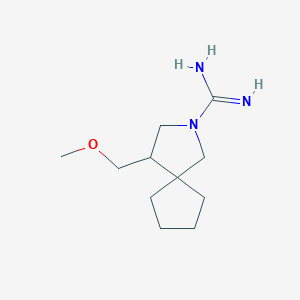 4-(Methoxymethyl)-2-azaspiro[4.4]nonane-2-carboximidamide