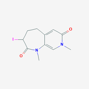 3-Iodo-1,8-dimethyl-4,5-dihydro-1H-pyrido[3,4-b]azepine-2,7(3H,8H)-dione