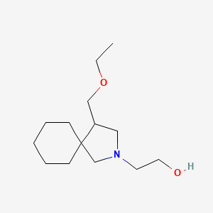 molecular formula C14H27NO2 B1479158 2-(4-(Ethoxymethyl)-2-azaspiro[4.5]decan-2-yl)ethan-1-ol CAS No. 2098038-46-9