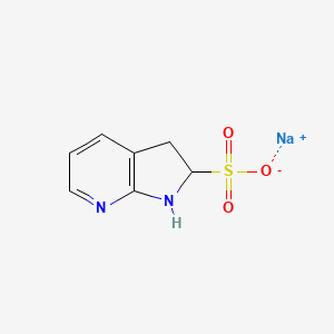 1H-Pyrrolo[2,3-b]pyridine-2-sulfonic acid, 2,3-dihydro-sodium salt