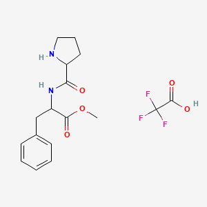 (S)-Methyl 3-phenyl-2-((S)-pyrrolidine-2-carboxamido)Propanoate 2,2,2-trifluoroacetate