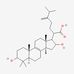 2-[(5R,10S,13R,14R)-3,16-dihydroxy-4,4,10,13,14-pentamethyl-2,3,5,6,7,11,12,15,16,17-decahydro-1H-cyclopenta[a]phenanthren-17-yl]-6-methyl-5-methylideneheptanoic acid