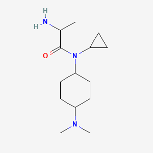 2-amino-N-cyclopropyl-N-[4-(dimethylamino)cyclohexyl]propanamide