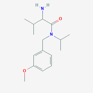 2-amino-N-[(3-methoxyphenyl)methyl]-3-methyl-N-propan-2-ylbutanamide