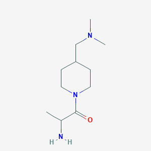 2-Amino-1-[4-[(dimethylamino)methyl]piperidin-1-yl]propan-1-one