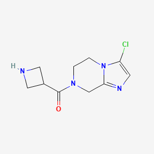 azetidin-3-yl(3-chloro-5,6-dihydroimidazo[1,2-a]pyrazin-7(8H)-yl)methanone