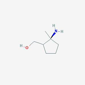 [(2S)-2-amino-2-methylcyclopentyl]methanol