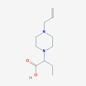molecular formula C11H20N2O2 B1479190 2-(4-Allylpiperazin-1-yl)butanoic acid CAS No. 2097949-70-5