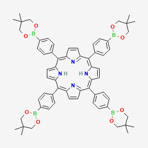 5,10,15,20-Tetrakis(4-(5,5-dimethyl-1,3,2-dioxaborinan-2-yl)phenyl)porphyrin