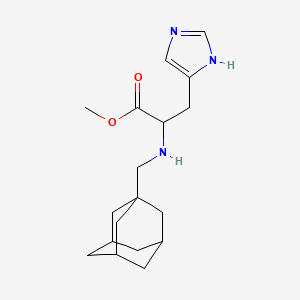 2-[(Adamantan-1-ylmethyl)-amino]-3-(3H-imidazol-4-yl)-propionic acid methyl ester