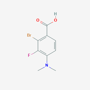 2-Bromo-4-(dimethylamino)-3-fluorobenzoic acid