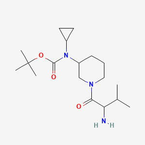 tert-Butyl ((S)-1-((S)-2-amino-3-methylbutanoyl)piperidin-3-yl)(cyclopropyl)carbamate